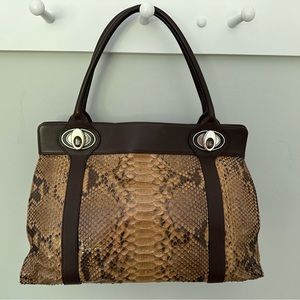 Judith Leiber Snakeskin bag